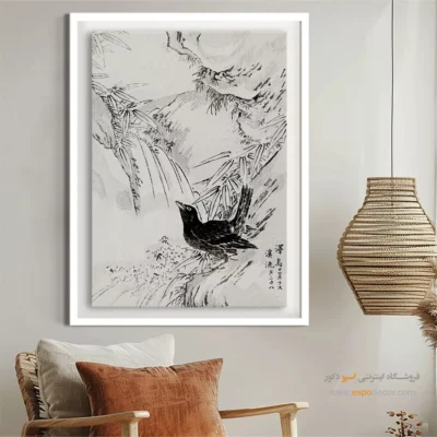 تابلو منوگرافی پرندگان - اسپو دکور