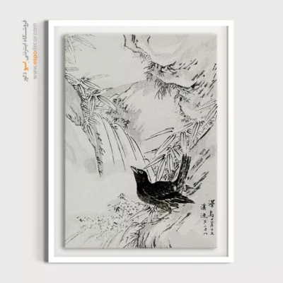 تابلو منوگرافی پرندگان - اسپو دکور