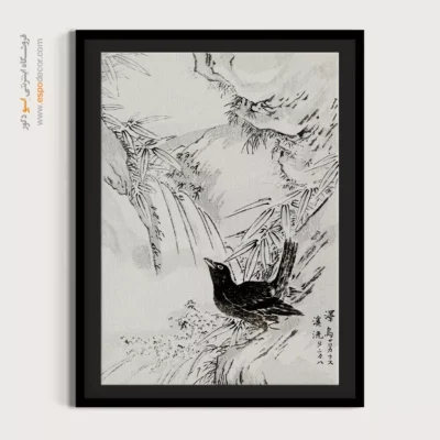 تابلو منوگرافی پرندگان - اسپو دکور