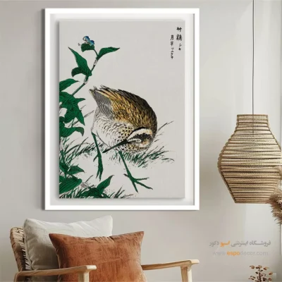 تابلو منوگرافی پرندگان - اسپو دکور