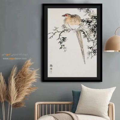 تابلو منوگرافی پرندگان - اسپو دکور