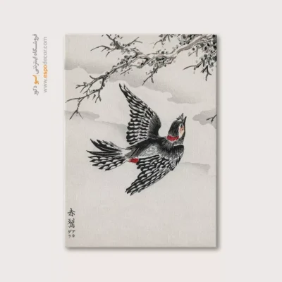 تابلو منوگرافی پرندگان - اسپو دکور