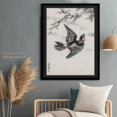 تابلو منوگرافی پرندگان - اسپو دکور