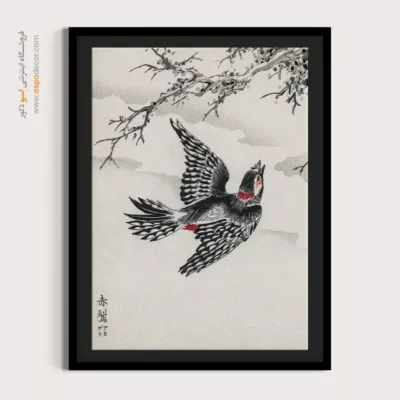 تابلو منوگرافی پرندگان - اسپو دکور