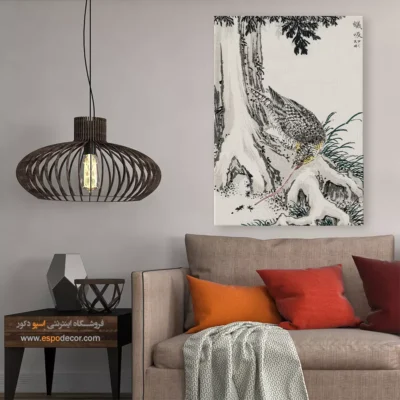 تابلو منوگرافی پرندگان - اسپو دکور