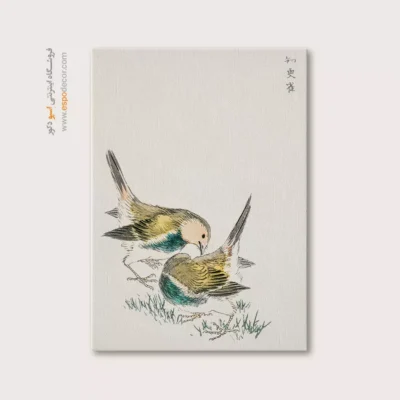 تابلو منوگرافی پرندگان - اسپو دکور