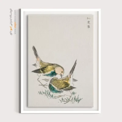 تابلو منوگرافی پرندگان - اسپو دکور