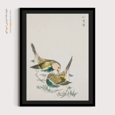تابلو منوگرافی پرندگان - اسپو دکور