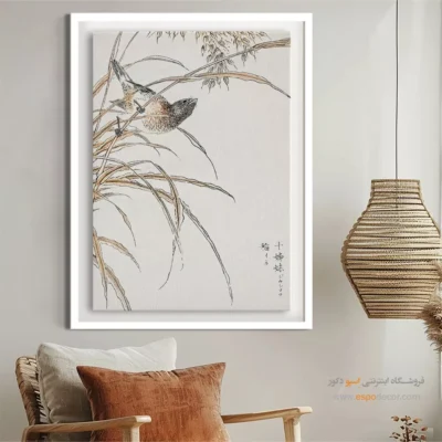 تابلو منوگرافی پرندگان - اسپو دکور
