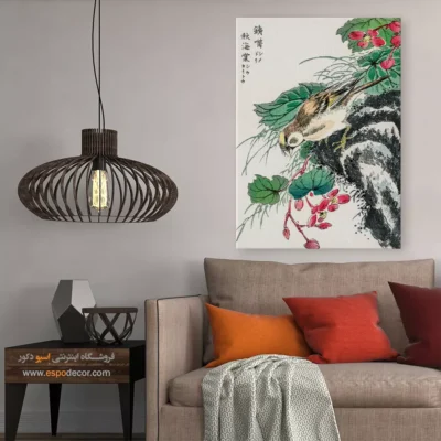 تابلو منوگرافی پرندگان - اسپو دکور