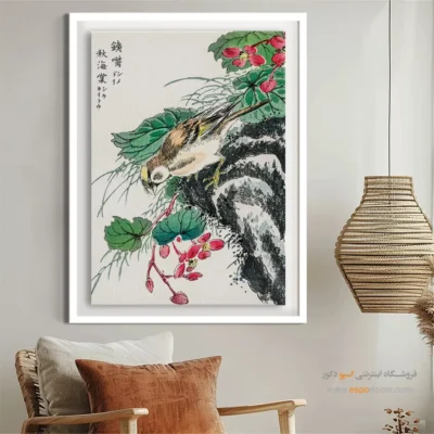 تابلو منوگرافی پرندگان - اسپو دکور