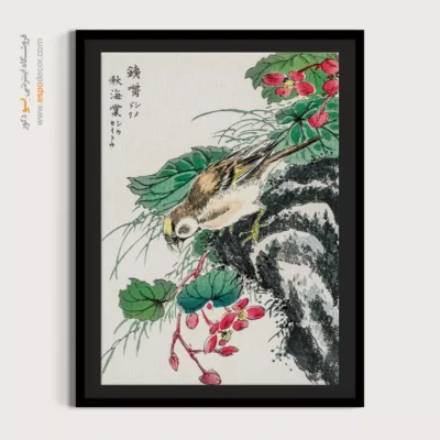 تابلو منوگرافی پرندگان - اسپو دکور