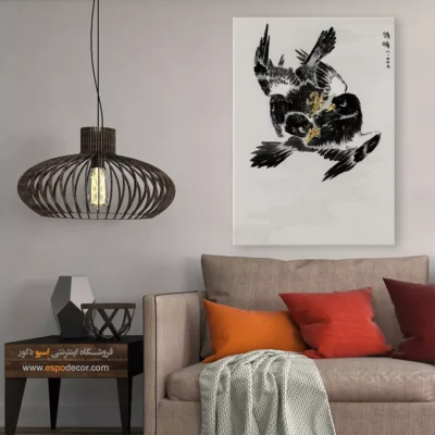 تابلو منوگرافی پرندگان - اسپو دکور