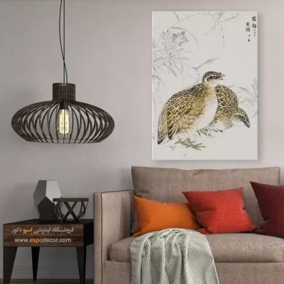 تابلو منوگرافی پرندگان - اسپو دکور