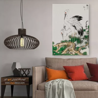 تابلو منوگرافی پرندگان - اسپو دکور