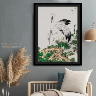 تابلو منوگرافی پرندگان - اسپو دکور