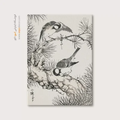 تابلو منوگرافی پرندگان - اسپو دکور