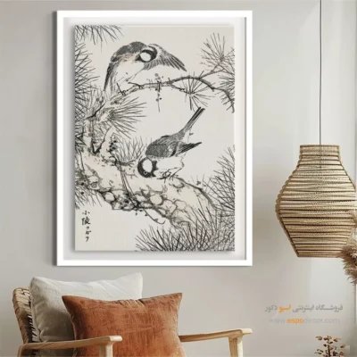 تابلو منوگرافی پرندگان - اسپو دکور
