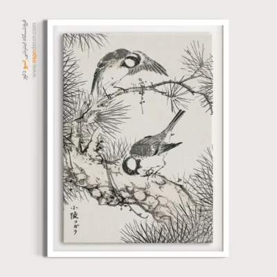 تابلو منوگرافی پرندگان - اسپو دکور