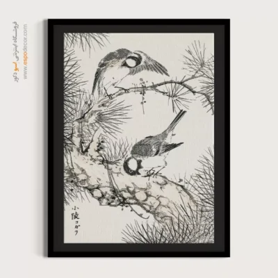 تابلو منوگرافی پرندگان - اسپو دکور