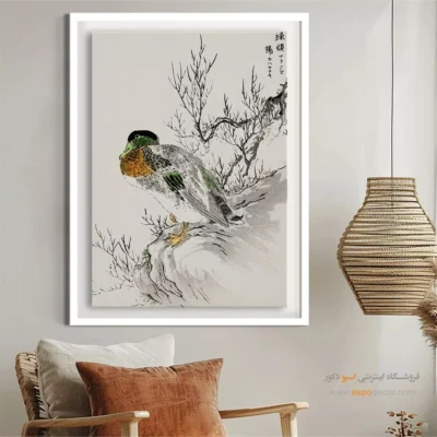 تابلو منوگرافی پرندگان - اسپو دکور
