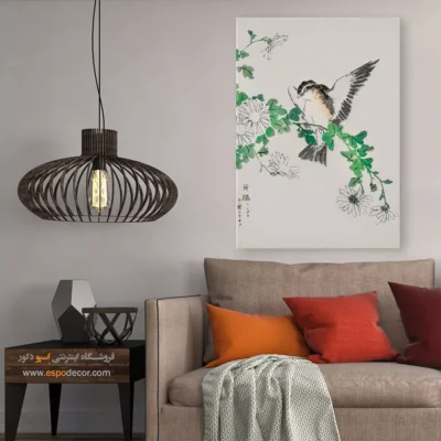 تابلو منوگرافی پرندگان - اسپو دکور