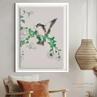 تابلو منوگرافی پرندگان - اسپو دکور