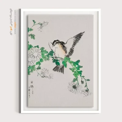 تابلو منوگرافی پرندگان - اسپو دکور
