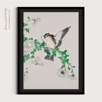 تابلو منوگرافی پرندگان - اسپو دکور