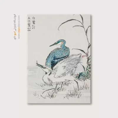 تابلو منوگرافی پرندگان - اسپو دکور