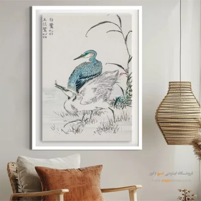 تابلو منوگرافی پرندگان - اسپو دکور