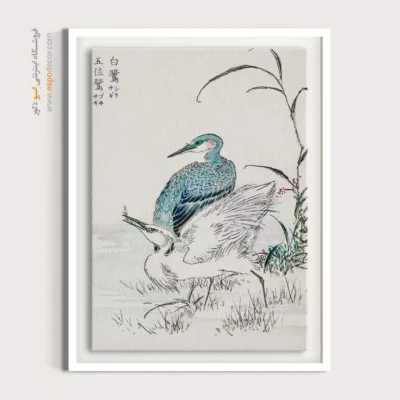 تابلو منوگرافی پرندگان - اسپو دکور