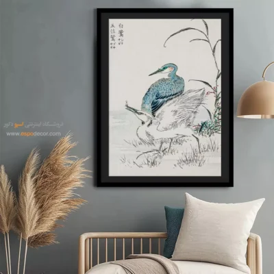 تابلو منوگرافی پرندگان - اسپو دکور