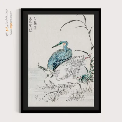 تابلو منوگرافی پرندگان - اسپو دکور