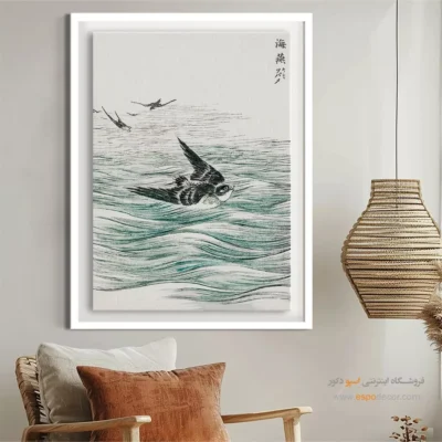 تابلو منوگرافی پرندگان - اسپو دکور