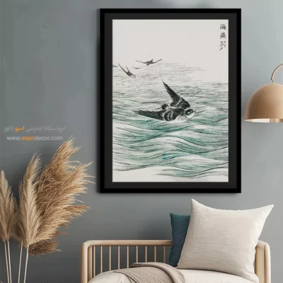 تابلو منوگرافی پرندگان - اسپو دکور