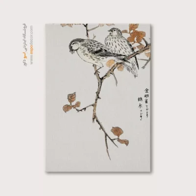 تابلو منوگرافی پرندگان - اسپو دکور