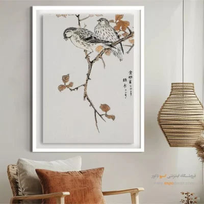 تابلو منوگرافی پرندگان - اسپو دکور