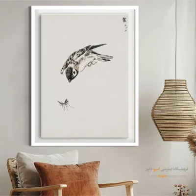 تابلو منوگرافی پرندگان - اسپو دکور
