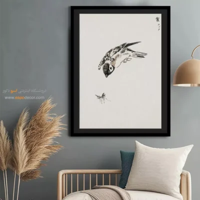 تابلو منوگرافی پرندگان - اسپو دکور