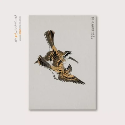 تابلو منوگرافی پرندگان - اسپو دکور
