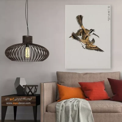 تابلو منوگرافی پرندگان - اسپو دکور