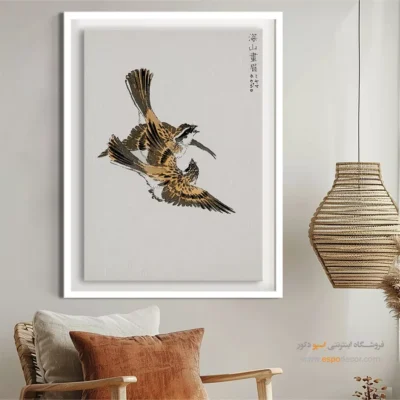 تابلو منوگرافی پرندگان - اسپو دکور