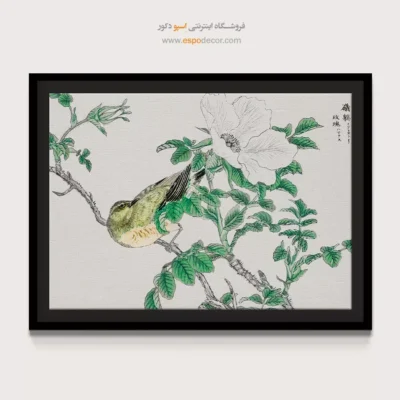 تابلو منوگرافی پرندگان - اسپو دکور