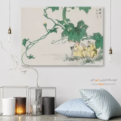 تابلو منوگرافی پرندگان - اسپو دکور