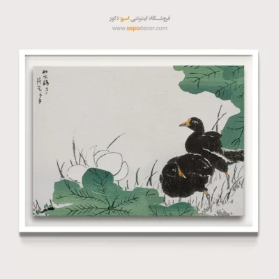تابلو منوگرافی پرندگان - اسپو دکور