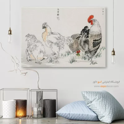 تابلو منوگرافی پرندگان - اسپو دکور