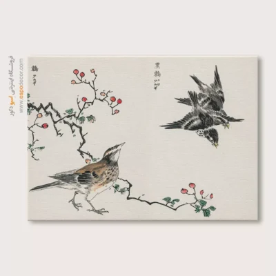 تابلو منوگرافی پرندگان - اسپو دکور