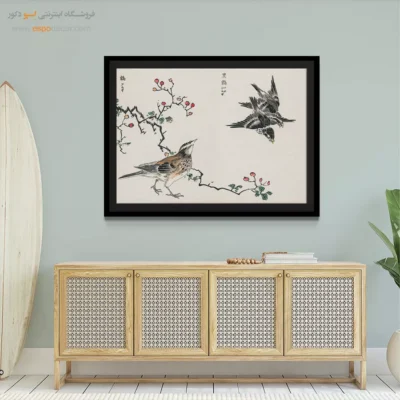 تابلو منوگرافی پرندگان - اسپو دکور