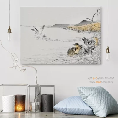 تابلو منوگرافی پرندگان - اسپو دکور